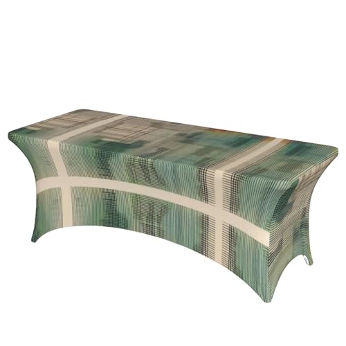 JaoXer a Rechteckige Tischdecke mit Melodic-Tunes-Druck, abwischbar, dehnbar, langlebig, für den Innen- und Außenbereich JaoXer a Rechteckige Tischdecke mit Melodic-Tunes-Druck, abwischbar, dehnbar, langlebig, für den Innen- und Außenbereich von JaoXer