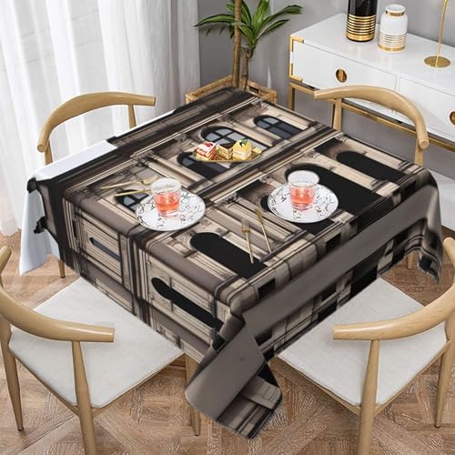 JaoXer aOld Architecture Print Quadratische Tischdecke – perfekt für drinnen und draußen, Esstisch, Couchtisch und Bürotreffen JaoXer aOld Architecture Print Quadratische Tischdecke – perfekt für drinnen und draußen, Esstisch, Couchtisch und Bürotreffen von JaoXer