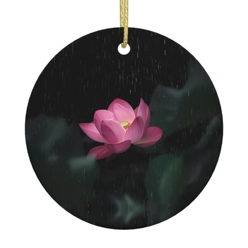 Lotus Blume Weihnachtsbaum Keramik Hängende Dekorative Ornamente für Weihnachten, Feiertage - Wandhalterung Dekor für Zuhause, Partys Lotus Blume Weihnachtsbaum Keramik Hängende Dekorative Ornamente für Weihnachten, Feiertage - Wandhalterung Dekor für Zuhause, Partys von JaoXer