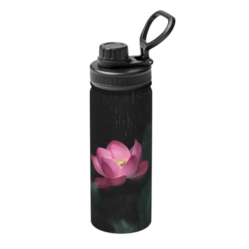 Lotus Flower 530.3 g Sport Isolierter Wasserkocher - Doppelwandige Thermoskanne für heiße und kalte Getränke - Perfekt für Reisen, Camping Lotus Flower 530.3 g Sport Isolierter Wasserkocher - Doppelwandige Thermoskanne für heiße und kalte Getränke - Perfekt für Reisen, Camping von JaoXer