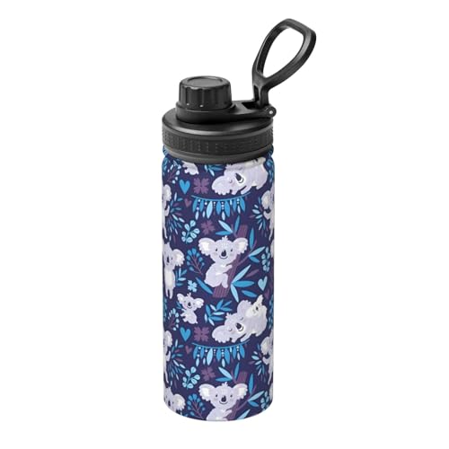 Lovely Koala Isolierter Wasserkocher, 530 ml, doppelwandige Thermoskanne für heiße und kalte Getränke, perfekt für Reisen, Camping Lovely Koala Isolierter Wasserkocher, 530 ml, doppelwandige Thermoskanne für heiße und kalte Getränke, perfekt für Reisen, Camping von JaoXer