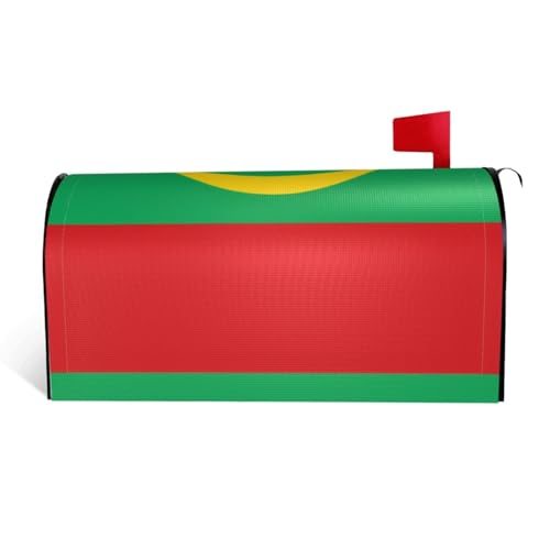 Magnetische Briefkastenabdeckung, Motiv: Flagge von Mauretanien, personalisierbar, reflektierend, 64,8 x 53,3 cm, Briefkastenabdeckung für Outdoor-Gartendekoration von JaoXer