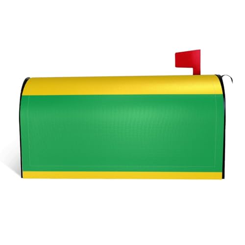 Magnetische Briefkastenabdeckung, Motiv: Flagge von Mauritius, personalisierbar, reflektierend, 64,8 x 53,3 cm, Briefkastenabdeckung für Outdoor-Gartendekoration von JaoXer