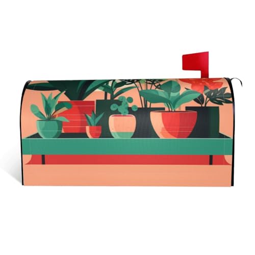 Magnetische Briefkastenabdeckung für den Innenbereich, mit grünen Pflanzen, personalisierbar, reflektierend, 53,3 x 45,7 cm, Briefkastenabdeckung für den Außenbereich, Gartendekoration Magnetische Briefkastenabdeckung für den Innenbereich, mit grünen Pflanzen, personalisierbar, reflektierend, 53,3 x 45,7 cm, Briefkastenabdeckung für den Außenbereich, Gartendekoration von JaoXer