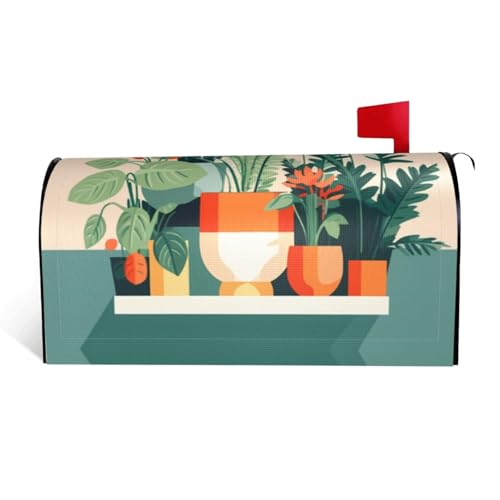 Magnetische Briefkastenabdeckung mit Cartoon-Motiv, klein, grüne Pflanze, personalisierbar, reflektierend, 53,3 x 45,7 cm, Briefkasten-Abdeckung für Outdoor-Gartendekoration Magnetische Briefkastenabdeckung mit Cartoon-Motiv, klein, grüne Pflanze, personalisierbar, reflektierend, 53,3 x 45,7 cm, Briefkasten-Abdeckung für Outdoor-Gartendekoration von JaoXer