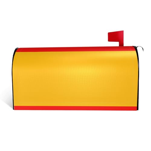 Magnetische Briefkastenabdeckung mit Deutschland-Flagge, personalisierbar, reflektierend, 53,3 x 45,7 cm, Briefkastenabdeckung für Outdoor-Gartendekoration von JaoXer