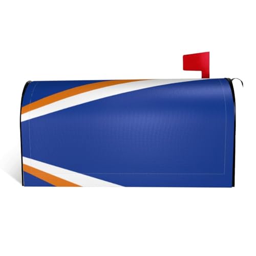 Magnetische Briefkastenabdeckung mit Flagge der Marshallinseln, personalisierbar, reflektierend, 64,8 x 53,3 cm, Briefkastenabdeckung für Outdoor-Gartendekoration von JaoXer
