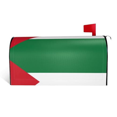 Magnetische Briefkastenabdeckung mit Flagge des Staates Palästina, personalisierbar, reflektierend, 53,3 x 45,7 cm, Briefkastenabdeckung für Outdoor-Gartendekoration von JaoXer