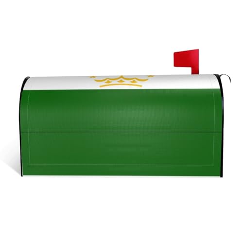 Magnetische Briefkastenabdeckung mit Flagge von Tadschikistan, personalisierbar, reflektierend, 53,3 x 45,7 cm, Briefkastenabdeckung für Outdoor-Gartendekoration von JaoXer