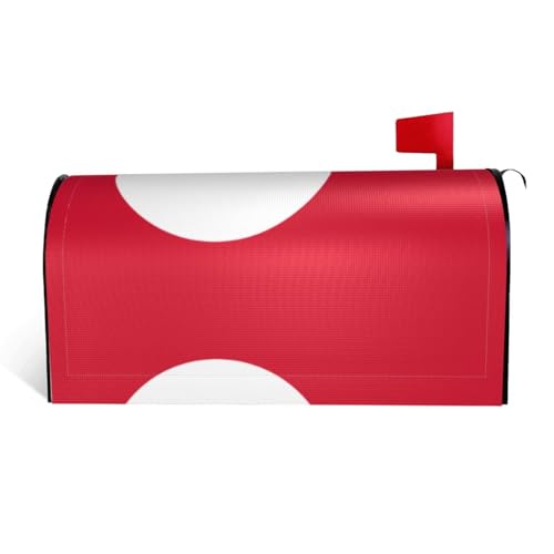 Magnetische Briefkastenabdeckung mit Grönland-Flagge, personalisierbar, reflektierend, 64,8 x 53,3 cm, Briefkastenabdeckung für Outdoor-Gartendekoration von JaoXer