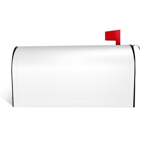 Magnetische Briefkastenabdeckung mit Singapur-Flagge, personalisierbar, reflektierend, 53,3 x 45,7 cm, Briefkastenabdeckung für Outdoor-Gartendekoration von JaoXer