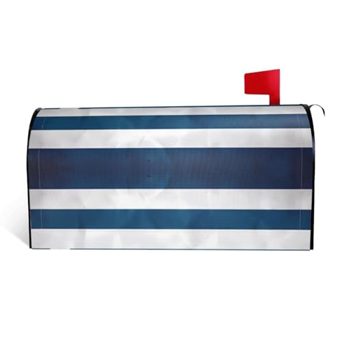 Magnetische Briefkastenabdeckung mit griechischer Flagge, personalisierbar, reflektierend, 53,3 x 45,7 cm, Briefkastenabdeckung für Outdoor-Gartendekoration von JaoXer