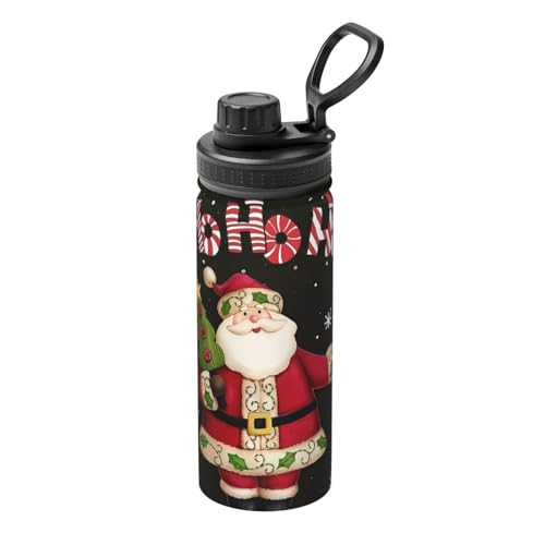 Merry Christmas Isolierter Wasserkocher, 530 ml, doppelwandige Thermoskanne für heiße und kalte Getränke, perfekt für Reisen, Camping Merry Christmas Isolierter Wasserkocher, 530 ml, doppelwandige Thermoskanne für heiße und kalte Getränke, perfekt für Reisen, Camping von JaoXer