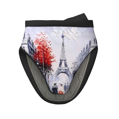 Mini-Silikon-Ofenhandschuhe, Topflappen-Set, Motiv: Paris Stadtbaum, Eiffelturm, Kunstdruck, hitzebeständig, ideal zum Backen, Kochen und Campen, 1 Stück von JaoXer