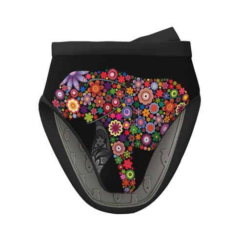Mini-Silikon-Ofenhandschuhe, Topflappen-Set, fröhlicher Elefanten-Druck, hitzebeständig, ideal zum Backen, Kochen und Campen, 1 Stück Mini-Silikon-Ofenhandschuhe, Topflappen-Set, fröhlicher Elefanten-Druck, hitzebeständig, ideal zum Backen, Kochen und Campen, 1 Stück von JaoXer