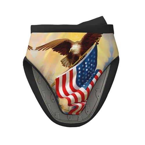 Mini-Silikon-Ofenhandschuhe, Topflappen-Set – Amerikanische USA-Flagge, Adler, Kunstdruck, hitzebeständig, ideal zum Backen, Kochen und Campen, 1 Stück Mini-Silikon-Ofenhandschuhe, Topflappen-Set – Amerikanische USA-Flagge, Adler, Kunstdruck, hitzebeständig, ideal zum Backen, Kochen und Campen, 1 Stück von JaoXer
