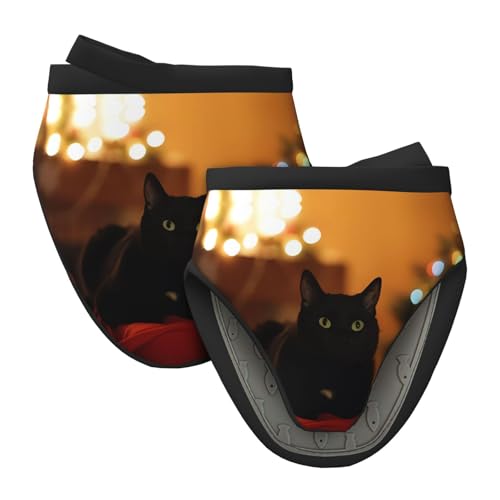 Mini-Silikon-Ofenhandschuhe, Topflappen-Set – Weihnachtsmotiv, hitzebeständig, ideal zum Backen, Kochen und Campen, 2 Stück Mini-Silikon-Ofenhandschuhe, Topflappen-Set – Weihnachtsmotiv, hitzebeständig, ideal zum Backen, Kochen und Campen, 2 Stück von JaoXer