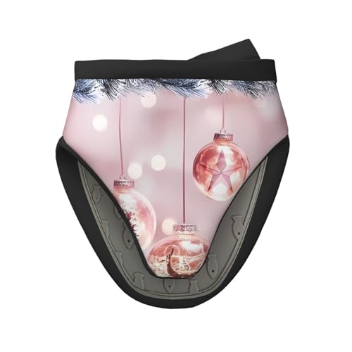 Mini-Silikon-Ofenhandschuhe, Topflappen-Set – rosa Weihnachtskugel-Druck, hitzebeständig, ideal zum Backen, Kochen und Campen, 1 Stück Mini-Silikon-Ofenhandschuhe, Topflappen-Set – rosa Weihnachtskugel-Druck, hitzebeständig, ideal zum Backen, Kochen und Campen, 1 Stück von JaoXer