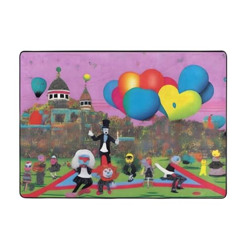 Moderner Teppich mit PetrifyingParade-Druck, 203,2 x 147,3 cm, weicher Teppich für Wohnzimmer, Büro, Couchtisch, Balkon, verschleißfest Moderner Teppich mit PetrifyingParade-Druck, 203,2 x 147,3 cm, weicher Teppich für Wohnzimmer, Büro, Couchtisch, Balkon, verschleißfest von JaoXer