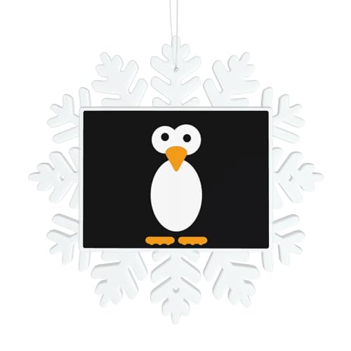 Niedliche Pinguin-Schneeflocken-Dekorationen – Winter Weihnachten hängen für Weihnachtsbaum, Urlaub Hochzeit Party Schilder, Tischdekoration Niedliche Pinguin-Schneeflocken-Dekorationen – Winter Weihnachten hängen für Weihnachtsbaum, Urlaub Hochzeit Party Schilder, Tischdekoration von JaoXer