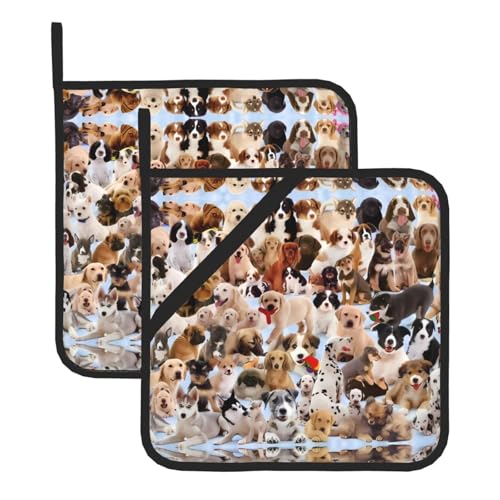 Niedliche Topflappen-Sets für Küche und Grill, hitzebeständige Hotpads und Topflappen, perfekt zum Backen, Grillen Niedliche Topflappen-Sets für Küche und Grill, hitzebeständige Hotpads und Topflappen, perfekt zum Backen, Grillen von JaoXer