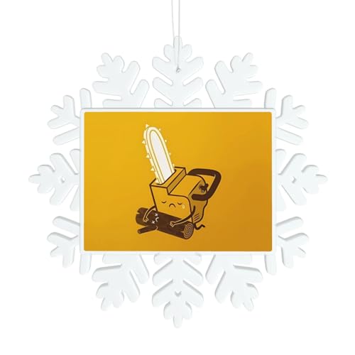 Niedliche weinende Kettensägen-Schneeflocken-Dekorationen – Winter Weihnachten hängen für Weihnachtsbaum, Urlaub, Hochzeit, Party, Schilder, Tischdekoration Niedliche weinende Kettensägen-Schneeflocken-Dekorationen – Winter Weihnachten hängen für Weihnachtsbaum, Urlaub, Hochzeit, Party, Schilder, Tischdekoration von JaoXer