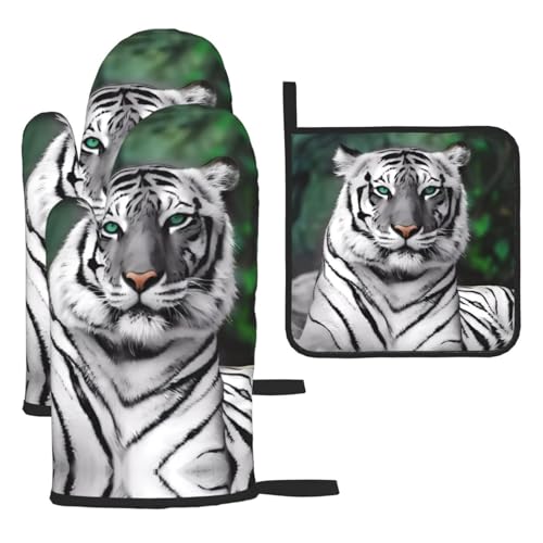Niedliches Leoparden-Topflappen-Set – 3-teiliges hitzebeständiges Topflappen-Set für die Küche, perfekt zum Backen, Grillen und Mikrowellenofen Niedliches Leoparden-Topflappen-Set – 3-teiliges hitzebeständiges Topflappen-Set für die Küche, perfekt zum Backen, Grillen und Mikrowellenofen von JaoXer
