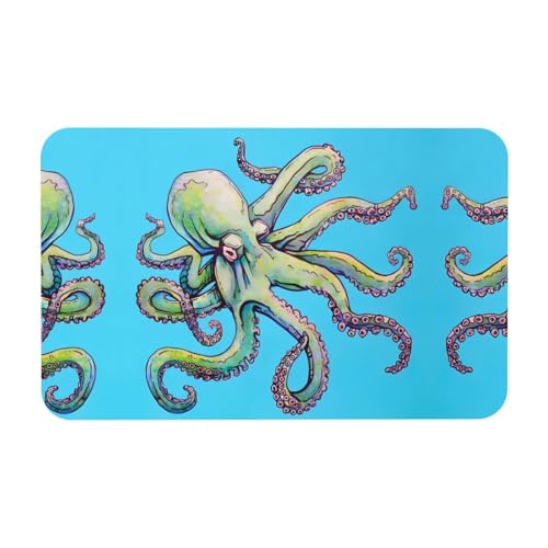 Octopus Design Kieselgur Matte – Bad, Dusche, saugfähig, Badezimmer-Bodenteppich – Eingang, Willkommens-Teppich, Schlafzimmer Gummi-Teppich Octopus Design Kieselgur Matte – Bad, Dusche, saugfähig, Badezimmer-Bodenteppich – Eingang, Willkommens-Teppich, Schlafzimmer Gummi-Teppich von JaoXer