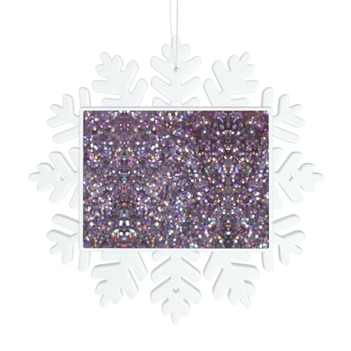 Paillettenmuster Schneeflocken Dekorationen - Winter Weihnachten hängen für Weihnachtsbaum, Urlaub Hochzeit Party Schilder, Tischdekoration von JaoXer