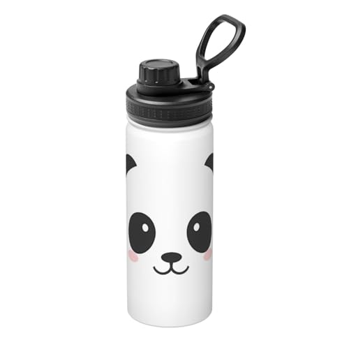 Panda Lovely Head Isolierter Wasserkocher, 530 ml, doppelwandige Thermoskanne für heiße und kalte Getränke, perfekt für Reisen, Camping Panda Lovely Head Isolierter Wasserkocher, 530 ml, doppelwandige Thermoskanne für heiße und kalte Getränke, perfekt für Reisen, Camping von JaoXer