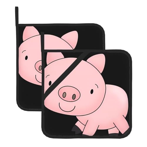 Piggy Topflappen-Sets für Küche und Grill, hitzebeständige Hotpads und Topflappen, perfekt zum Backen, Grillen Piggy Topflappen-Sets für Küche und Grill, hitzebeständige Hotpads und Topflappen, perfekt zum Backen, Grillen von JaoXer