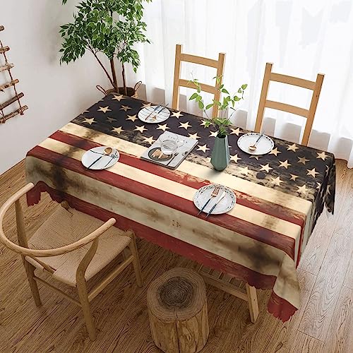 Quadratische Spitzentischdecke im Vintage-Stil mit amerikanischer USA-Flagge – klassische Schneiderei für Esstische, Couchtische und Feiertagsfeiern Quadratische Spitzentischdecke im Vintage-Stil mit amerikanischer USA-Flagge – klassische Schneiderei für Esstische, Couchtische und Feiertagsfeiern von JaoXer