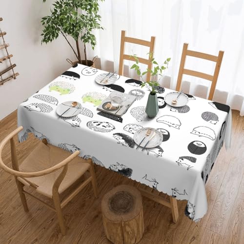 Quadratische Spitzentischdecke mit Igel, klassische Schneiderei für Esstische, Couchtische und Feiertagsfeiern Quadratische Spitzentischdecke mit Igel, klassische Schneiderei für Esstische, Couchtische und Feiertagsfeiern von JaoXer