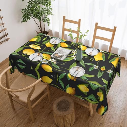 Quadratische Spitzentischdecke mit Zitrone und Blume, klassische Schneiderei für Esstische, Couchtische und Feiertagsfeiern Quadratische Spitzentischdecke mit Zitrone und Blume, klassische Schneiderei für Esstische, Couchtische und Feiertagsfeiern von JaoXer