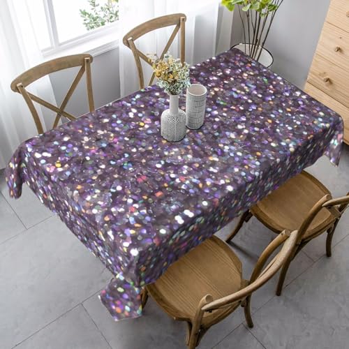 Rechteckige Tischdecke mit Paillettenmuster, waschbar, klassische Küchendekoration für Esstisch, Tischplatte, Party-Tischdecken Rechteckige Tischdecke mit Paillettenmuster, waschbar, klassische Küchendekoration für Esstisch, Tischplatte, Party-Tischdecken von JaoXer