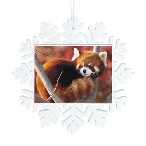 Rote Panda-Schneeflocken-Dekorationen – Winter Weihnachten hängen für Weihnachtsbaum, Urlaub, Hochzeit, Party, Schilder, Tischdekoration Rote Panda-Schneeflocken-Dekorationen – Winter Weihnachten hängen für Weihnachtsbaum, Urlaub, Hochzeit, Party, Schilder, Tischdekoration von JaoXer
