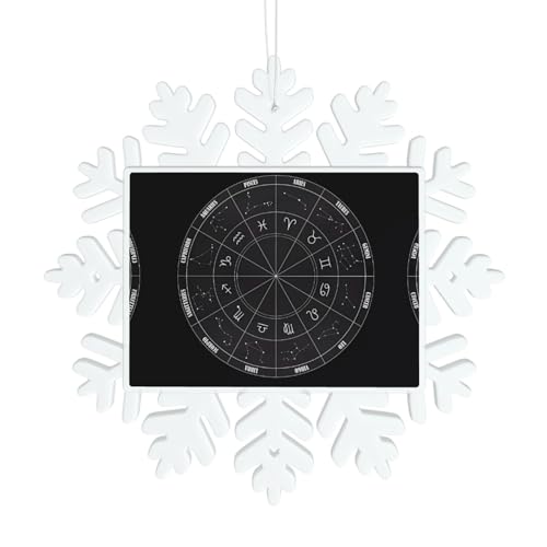 Sternzeichen Sternbild Weltraum Schneeflocke Dekorationen - Winter Weihnachten hängen für Weihnachtsbaum, Urlaub Hochzeit Party Schilder, Tischdekoration Sternzeichen Sternbild Weltraum Schneeflocke Dekorationen - Winter Weihnachten hängen für Weihnachtsbaum, Urlaub Hochzeit Party Schilder, Tischdekoration von JaoXer
