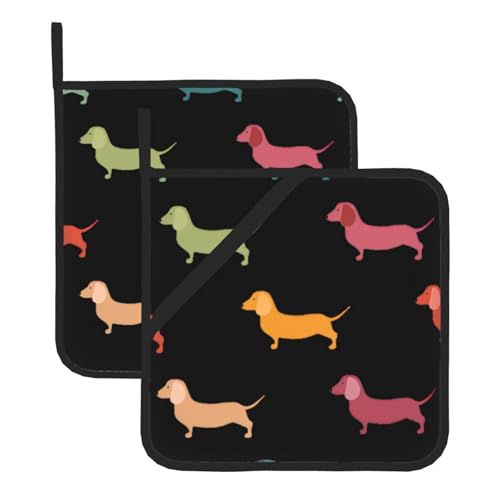 Süße Topflappen-Sets für Küche und Grill, hitzebeständige Hotpads und Topflappen, perfekt zum Backen, Grillen Süße Topflappen-Sets für Küche und Grill, hitzebeständige Hotpads und Topflappen, perfekt zum Backen, Grillen von JaoXer