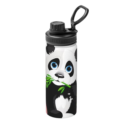 Süßer Panda 510.3 g Sport Isolierter Wasserkocher - Doppelwandige Thermoskanne für heiße und kalte Getränke - Perfekt für Reisen, Camping Süßer Panda 510.3 g Sport Isolierter Wasserkocher - Doppelwandige Thermoskanne für heiße und kalte Getränke - Perfekt für Reisen, Camping von JaoXer