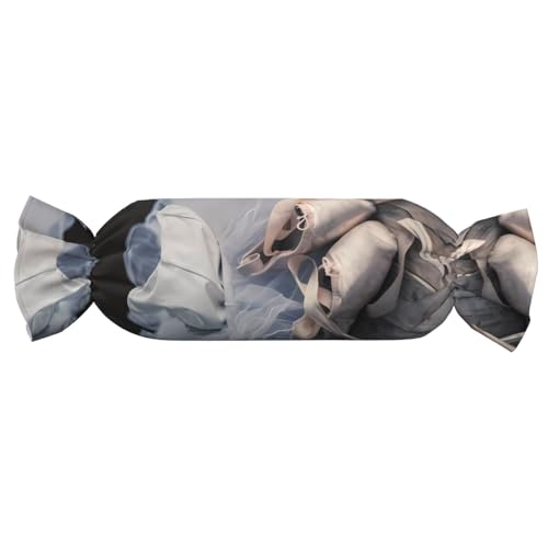 【Süßigkeitenförmiges zylindrisches Kissen】Verstellbare Nackenstütze, Plüsch-Körperkissen mit weichem Ballettschuh-Druckdesign 【Süßigkeitenförmiges zylindrisches Kissen】Verstellbare Nackenstütze, Plüsch-Körperkissen mit weichem Ballettschuh-Druckdesign von JaoXer
