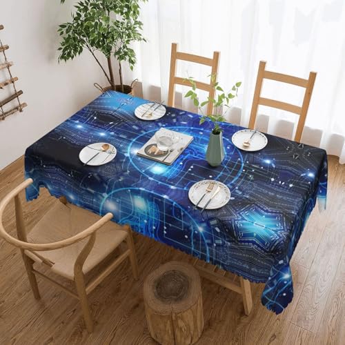 Tischdecke mit künstlicher Intelligenz, quadratisch, Spitze, klassische Schneiderei für Esstische, Couchtische und Feiertagsfeiern Tischdecke mit künstlicher Intelligenz, quadratisch, Spitze, klassische Schneiderei für Esstische, Couchtische und Feiertagsfeiern von JaoXer
