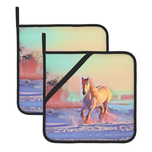 Topflappen-Sets für Küche und Grill, hitzebeständige Hotpads und Topflappen, perfekt zum Backen, Grillen Topflappen-Sets für Küche und Grill, hitzebeständige Hotpads und Topflappen, perfekt zum Backen, Grillen von JaoXer