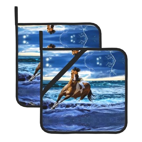 Topflappen-Sets für Küche und Grill, hitzebeständige Hotpads und Topflappen, perfekt zum Backen, Grillen Topflappen-Sets für Küche und Grill, hitzebeständige Hotpads und Topflappen, perfekt zum Backen, Grillen von JaoXer