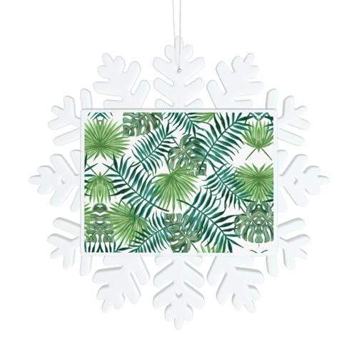 Transparente Palmblatt-Muster Schneeflocken Dekorationen - Winter Weihnachten hängen für Weihnachtsbaum, Urlaub Hochzeit Party Schilder, Tischdekoration Transparente Palmblatt-Muster Schneeflocken Dekorationen - Winter Weihnachten hängen für Weihnachtsbaum, Urlaub Hochzeit Party Schilder, Tischdekoration von JaoXer