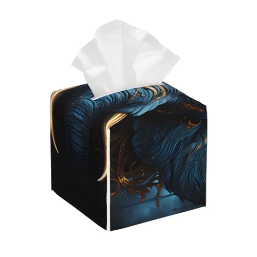 Unheimliche Taschentuchbox aus Leder mit Elefantenaufdruck, faltbarer Organizer für Badezimmer, Wohnzimmer, Büro, Auto und mehr Unheimliche Taschentuchbox aus Leder mit Elefantenaufdruck, faltbarer Organizer für Badezimmer, Wohnzimmer, Büro, Auto und mehr von JaoXer