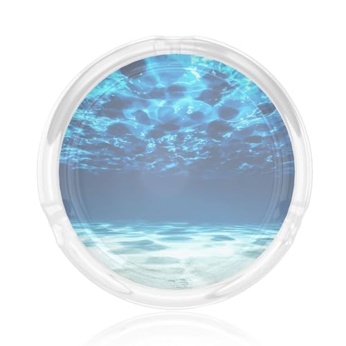 Unterwasser-Aschenbecher aus Glas, rund, 8,4 cm, klarer Kristall, für Zuhause, Büro und Außenbereich Unterwasser-Aschenbecher aus Glas, rund, 8,4 cm, klarer Kristall, für Zuhause, Büro und Außenbereich von JaoXer
