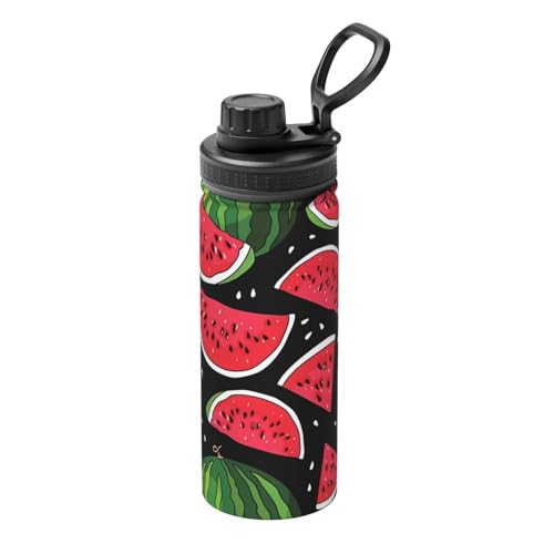 Wassermelone 510.3 g Sport Isolierter Wasserkocher - Doppelwandige Thermoskanne für heiße und kalte Getränke - Perfekt für Reisen, Camping Wassermelone 510.3 g Sport Isolierter Wasserkocher - Doppelwandige Thermoskanne für heiße und kalte Getränke - Perfekt für Reisen, Camping von JaoXer