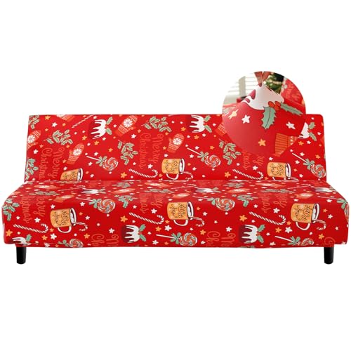 Jaotto Sofabezug Ohne Armlehne 2/3 Sitzer, Sofa Überwürfe Armlose Sofabettüberzug Jacqaurd Stretch Wasserdicht Waschbar, Sofaüberwurf Sofahusse für Clic Clac Klappcouch ohne Armlehnen,Zucker Fäustling Jaotto Sofabezug Ohne Armlehne 2/3 Sitzer, Sofa Überwürfe Armlose Sofabettüberzug Jacqaurd Stretch Wasserdicht Waschbar, Sofaüberwurf Sofahusse für Clic Clac Klappcouch ohne Armlehnen,Zucker Fäustling von Jaotto