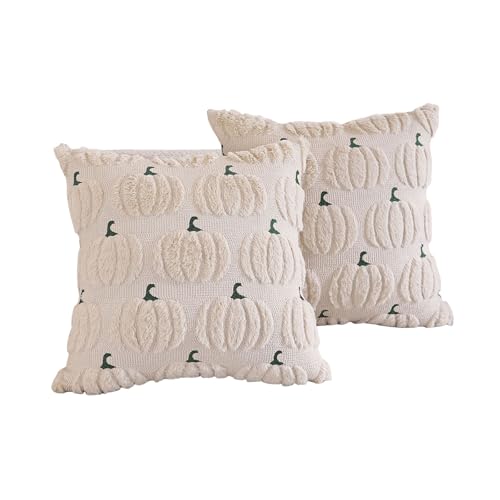 Jaoxiuozi Halloween Kürbis Kissenbezug 2er Set Herbst Kissenbezüge Herbstdeko Sofakissen Weiche Orange Kissenbezüge für Aesthetic Modern Festliche Kissen Deko Couchkissen 45x45 cm (09-Beige, 45X45CM) Jaoxiuozi Halloween Kürbis Kissenbezug 2er Set Herbst Kissenbezüge Herbstdeko Sofakissen Weiche Orange Kissenbezüge für Aesthetic Modern Festliche Kissen Deko Couchkissen 45x45 cm (09-Beige, 45X45CM) von Jaoxiuozi