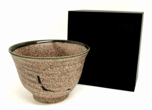 Japanische Matchawan Matcha Schale KARATSU hergestellt in Japan Ø 12,5 cm, H 8 cm von Japan Shop Yumeya